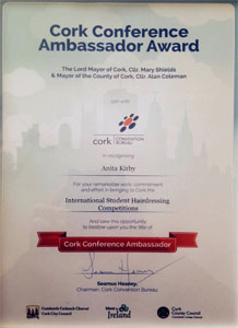 Cork Conference Ambassador Award